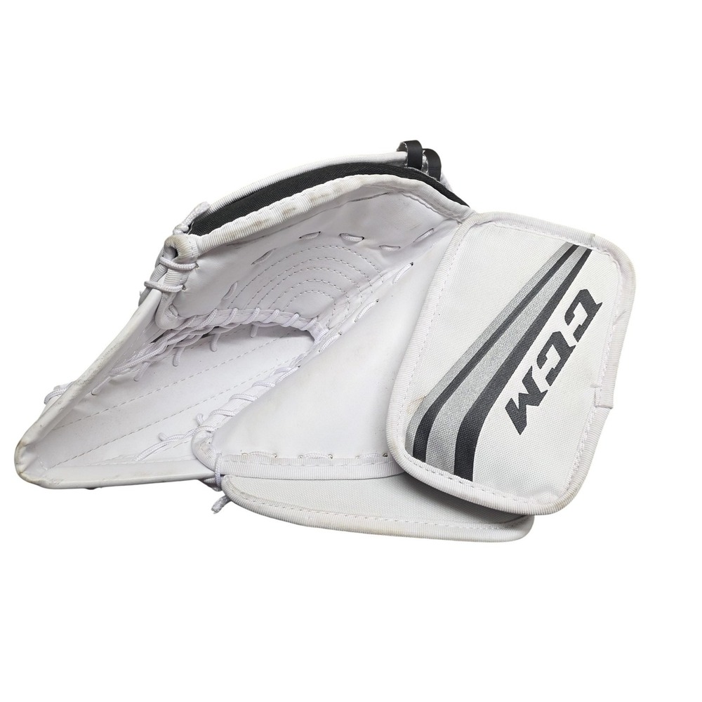 CCM Hockey Goalie Catcher Glove White Black Synthetic One Size Men 17C-CRT
